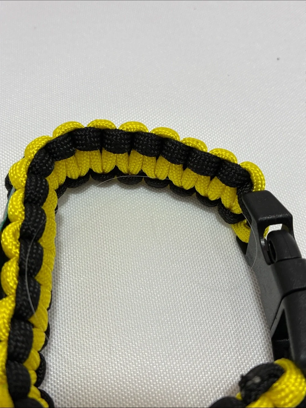 Black & Gold Steelers NFL Pittsburgh Braided Rope Wrist Bracelet